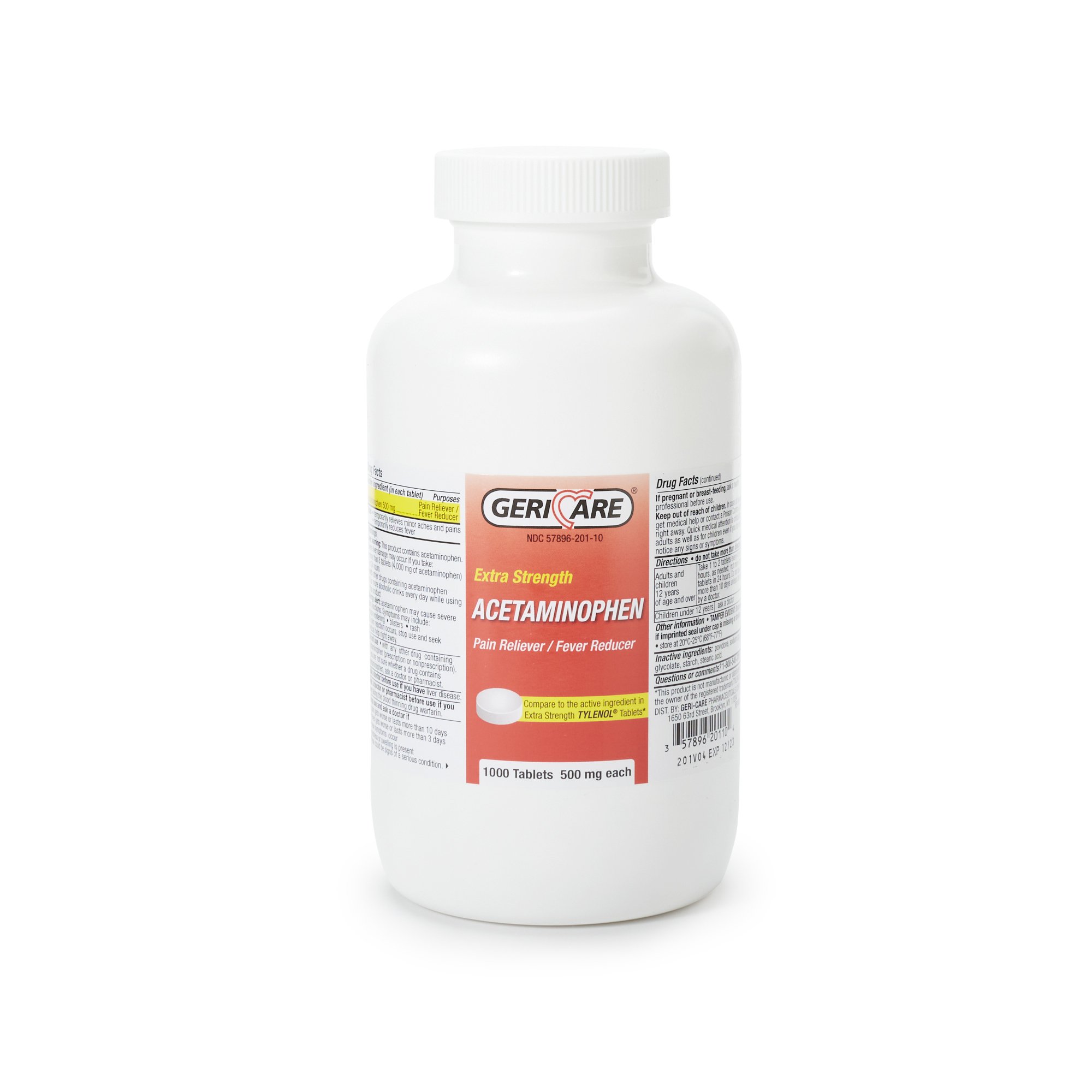 Acetaminophen Tab Adult Pain Relief Geri-Care® 5 .. .  .  